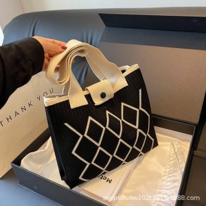 Orginal China Niche Shoulder Bag ( Black )