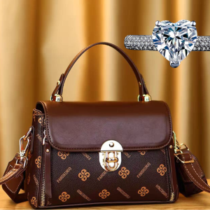 American Fashion New Handbag + Ring    ১টা কিনলে একটা ফ্রি (কম্বো অফার)