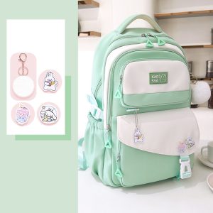 Cute Casual Premium Kids School Backpack (Mint Green)